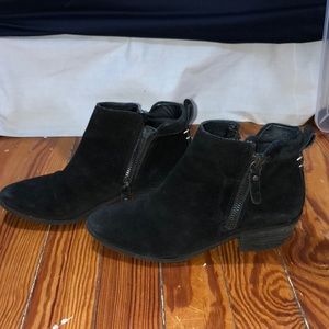 Vince Camino tricera black ankle booties sz 5